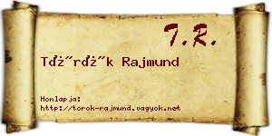 Török Rajmund névjegykártya